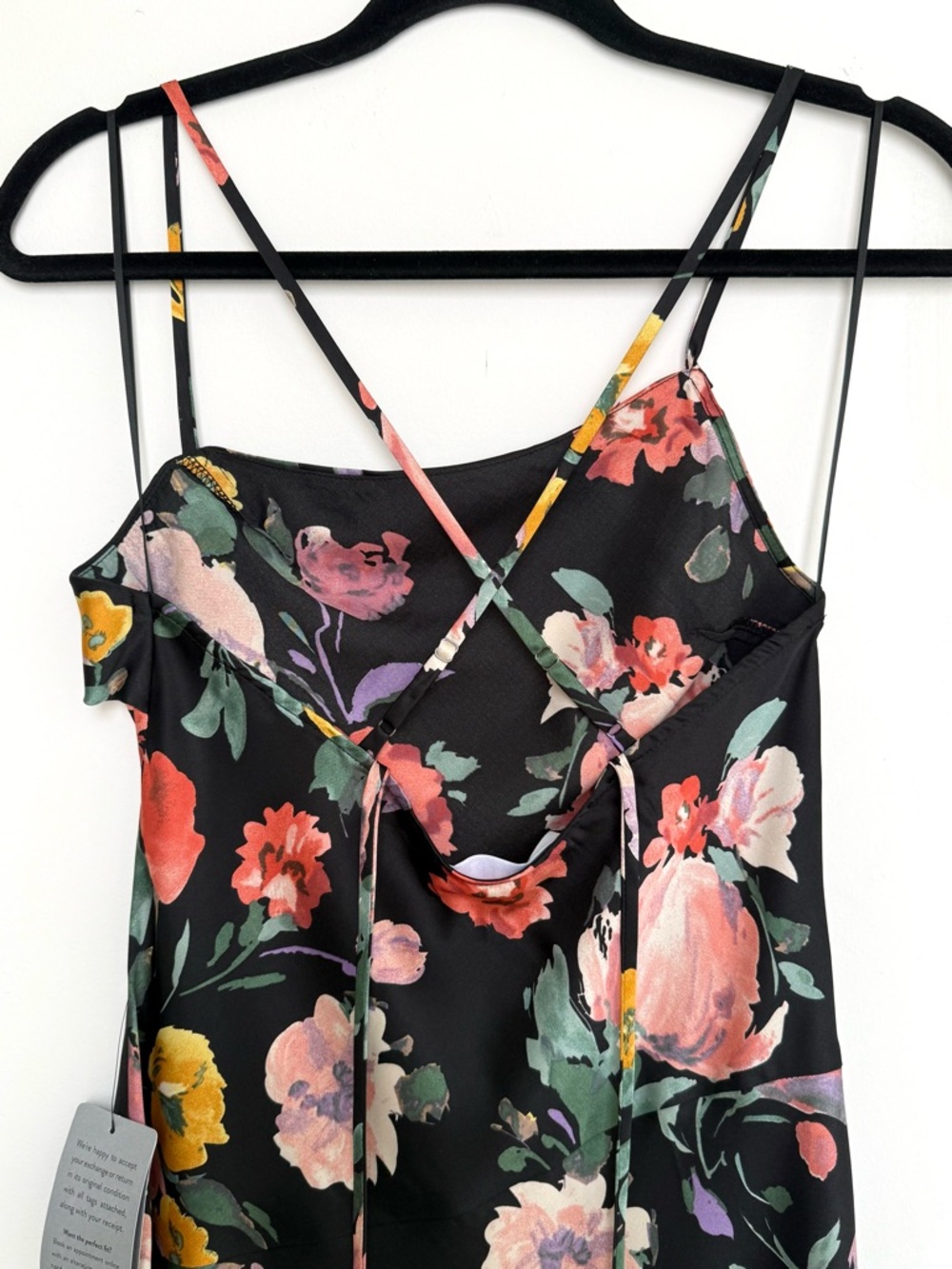 ASTR the Label Floral Satin Midi Slip Dress, NWT - Picture 11 of 15